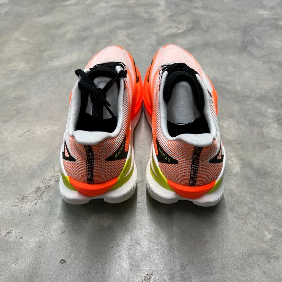 Hoka Mach X 3 Men\'s Running Shoes White Orange Black 1168720/WNG - New main image 4